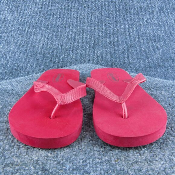 Old Navy‎ Women Flip Flop Sandal Shoes Red Synthetic Size 6 Medium - Picture 2 of 7